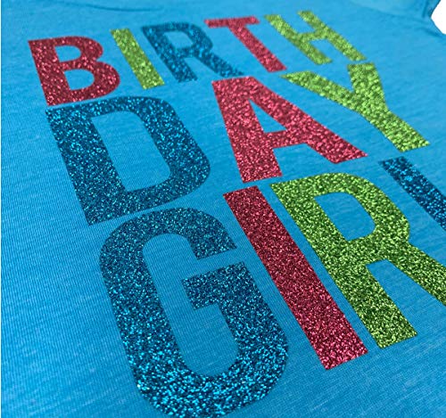 Image of SoRock Birthday Girl Shirt Toddler Kids Glitter