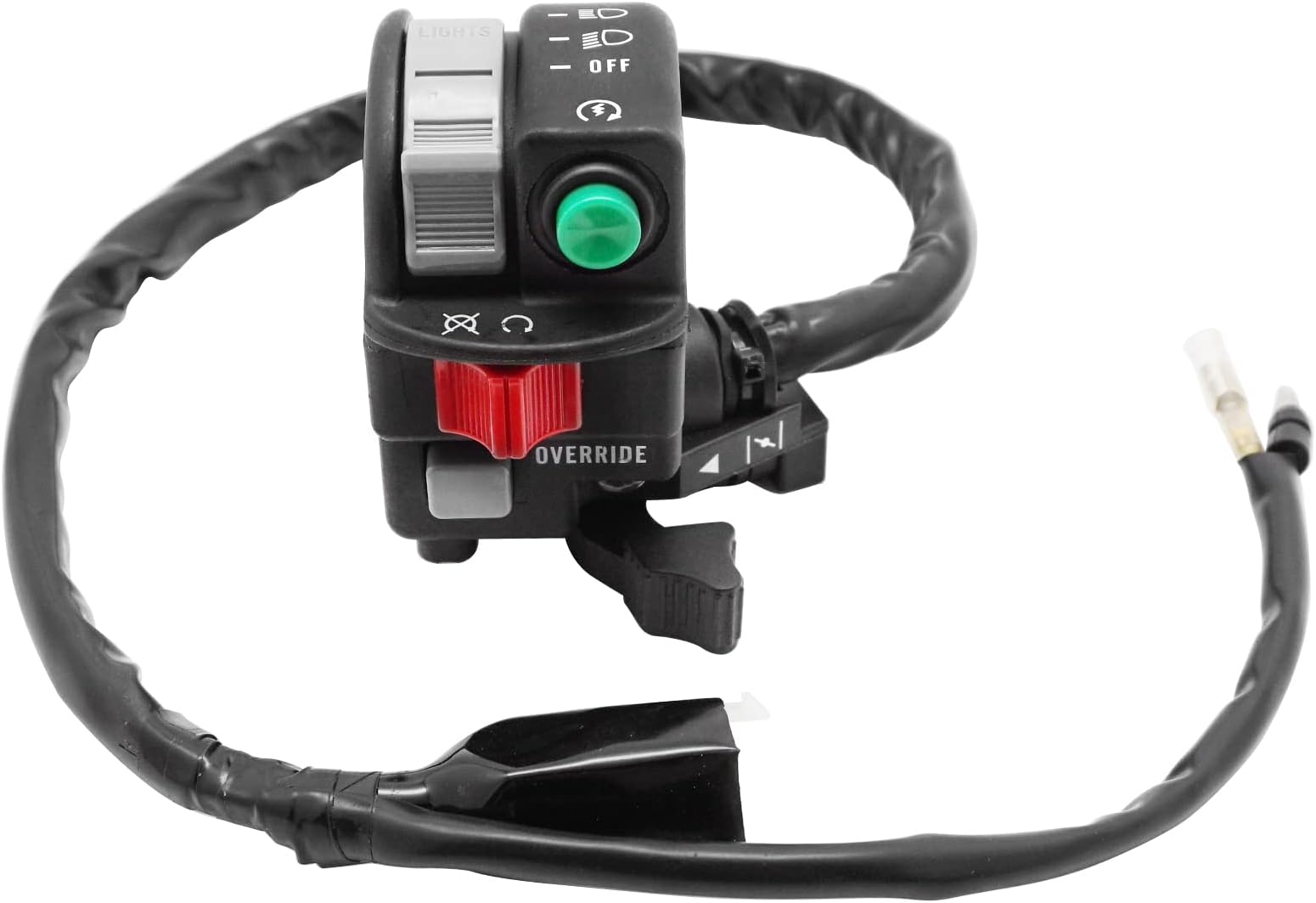 Handlebar Control Switch Button Start Stop Headlight Override for Kawasaki Prairie 300 400 KVF360 KVF400 1999-2001 46091-1726 46091-1799
