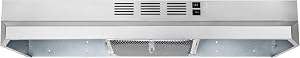 OVO 30 inch Under Cabinet Range Hood Vent with 2 Speed Exhaust Fan, Rocker Switch, Stainless steel Kichen Hood, Ducted and Ductless Convertible Vent Hood, 225 CFM