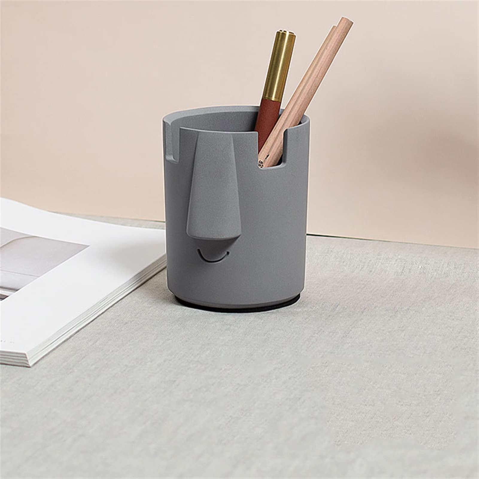 Stifteköcher Stiftbecher Stifthalter Moderner Desktop -Bleistift -Aufbewahrungsbecher Bürobrillen Rahmen kreativer Make -up Pinsel großer Kapazitätsspeicher Stifthalter Stifteköcher Schreibtisch