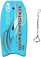 Vista 1 de 42 inch Body Board Ultimate Wavemaster Pro Bodyboard, Super EPS Core Boogie Board with Pro Quality Wrist Leash