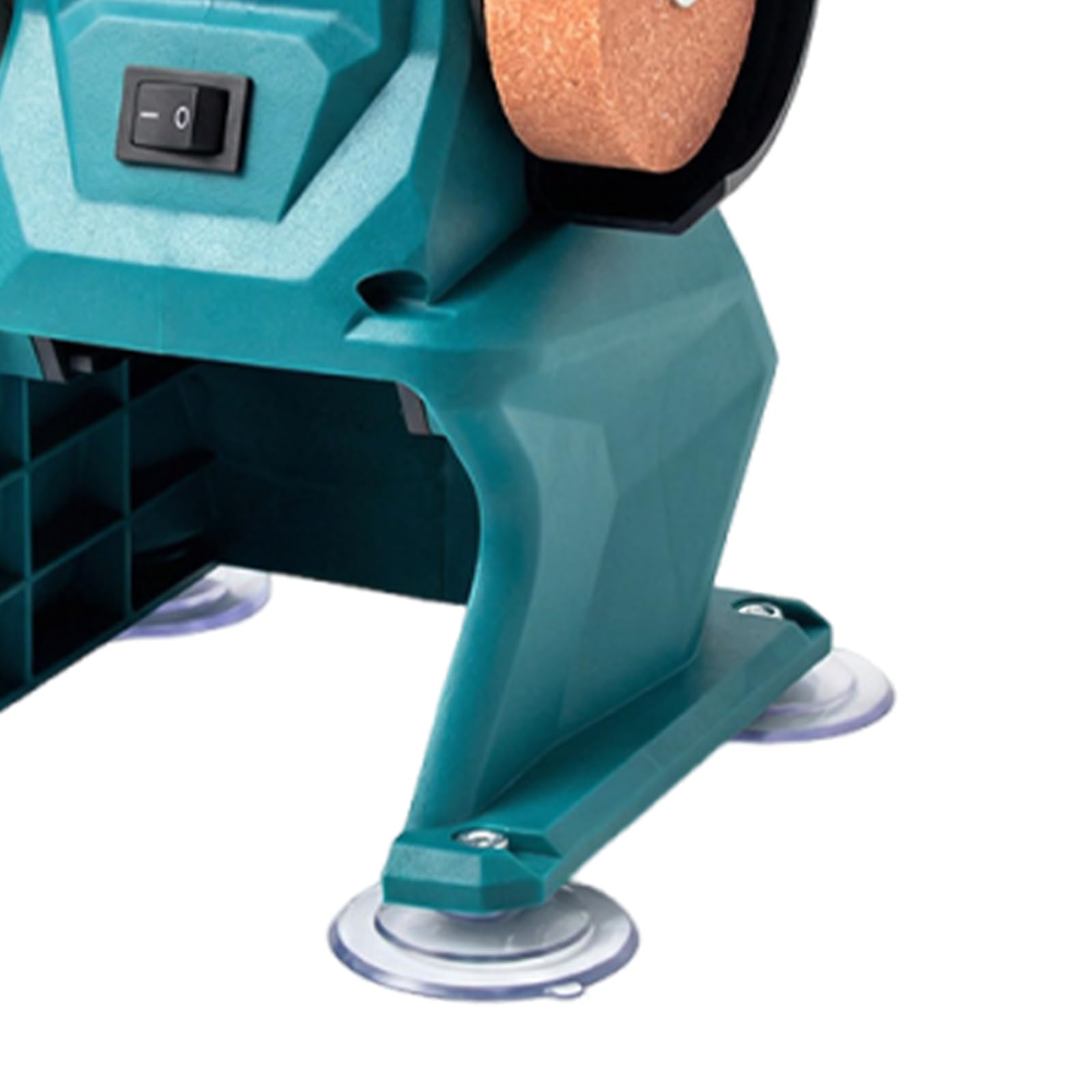 Amoladora de banco eléctrica inalámbrica de 21V, multiherramienta compacta y versátil, lijadora pulidora a 5500 RPM, ideal para afilar cuchillos, taladros y eliminar óxido en acero