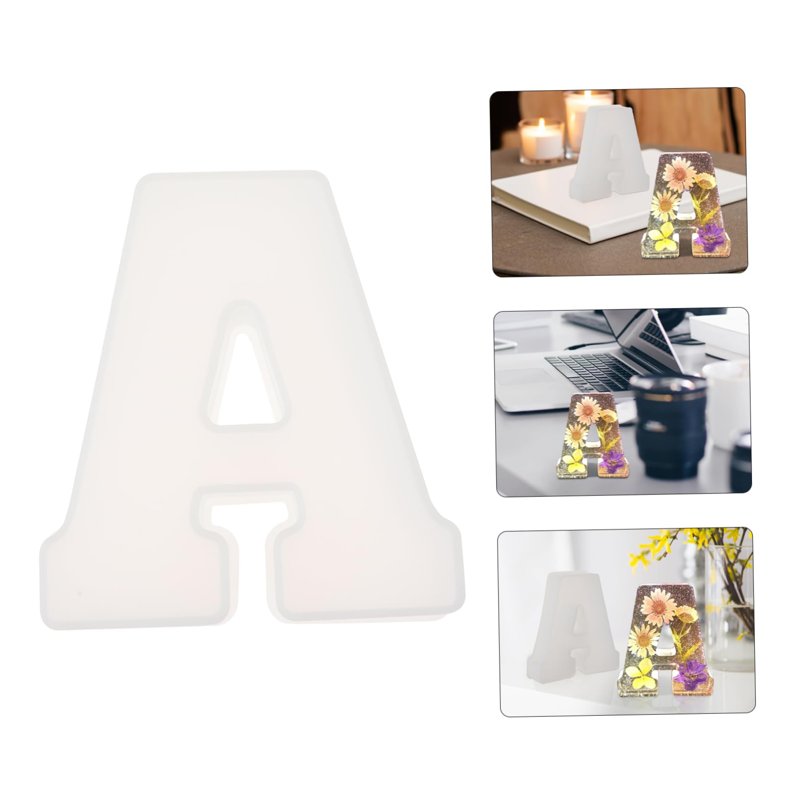 Operitacx 2piezas Molde De Letras Para Decoración Molde Antiadherente De Letras Inglesas Accesorio Creativo Para Manualidades y Decoración Del Hogar