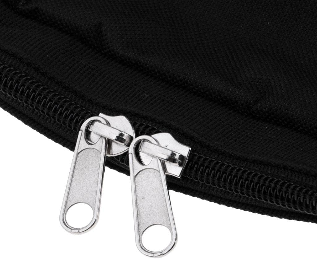 Nylon Golf Bag Travel Case with Adjustable Shoulder Strap - Water-, weight, and Spacious - Great for Sunday Golf Training - Perfect Golf Club Carry Bag for Men and Women - Black