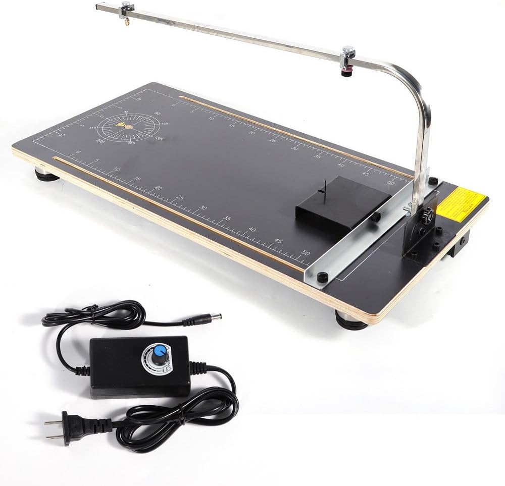OUBAYLEW Board Hot Wire Styrofoam Cutter Foam Cutting Machine Working Table Crafting