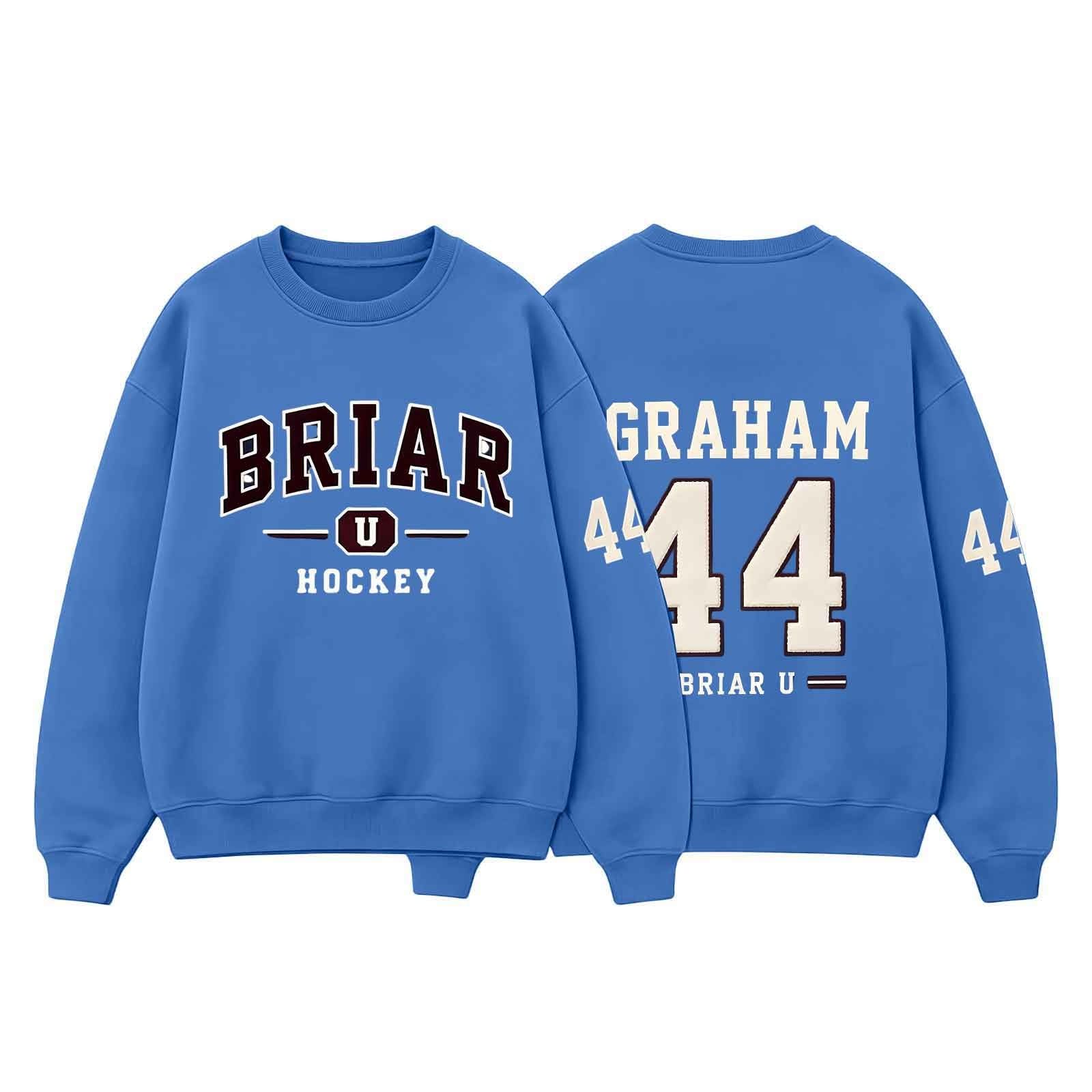 Off-Campus Sweatshirt Grahams 44 Di Laurentis 66 Briar U Hockey Merch Shirt
