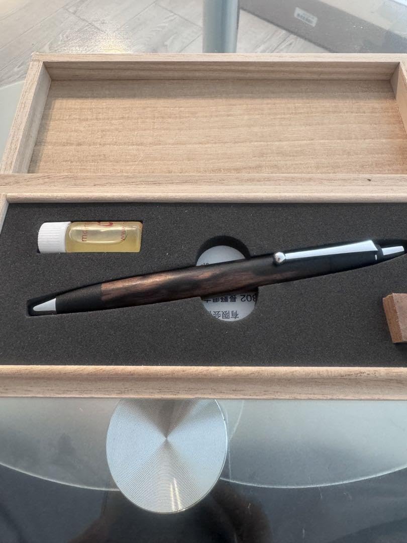 Amazon | 野原工芸 特上黒柿 スタンダードボールペン | 油性ボールペン