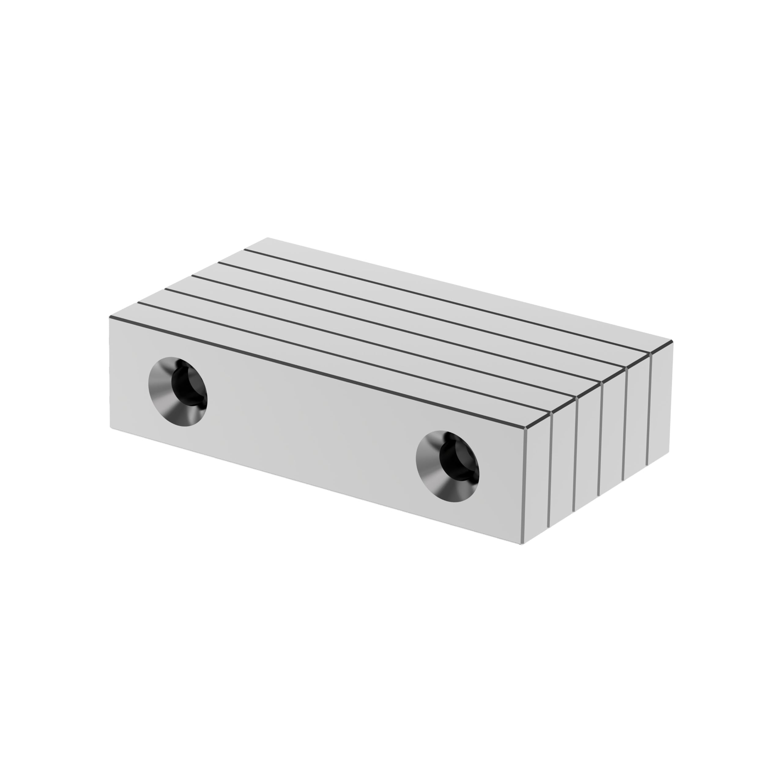 N52 Magnet Blocks - 2.00" L x 1/2" W x 3/16" H - 6 Pack, Large Strong Neodymium Bar Magnets, Powerful Rare Earth Magnets, Heavy Duty Industrial Neodymium Large Block Magnet Strip — Amazon image 7