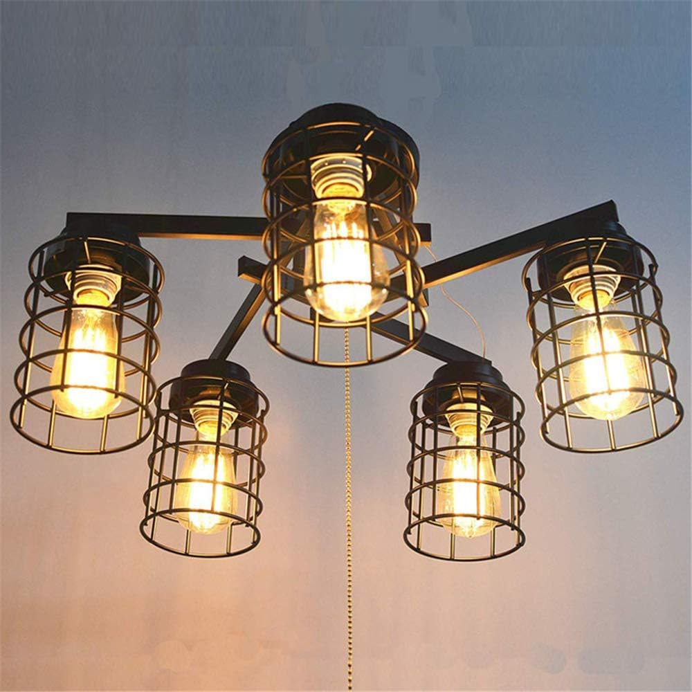 Ceiling Lights, Chandeliers,Vintage Semi Flush Mount