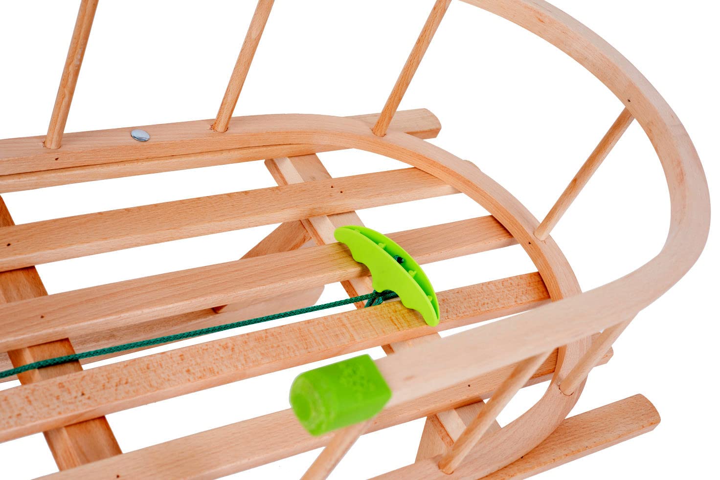 Slitta Oslo In Metallo Con Schienale - Per Bambini E Adulti Fino A 120 Kg - Con Cinture E Barra Spinta - Foto 7