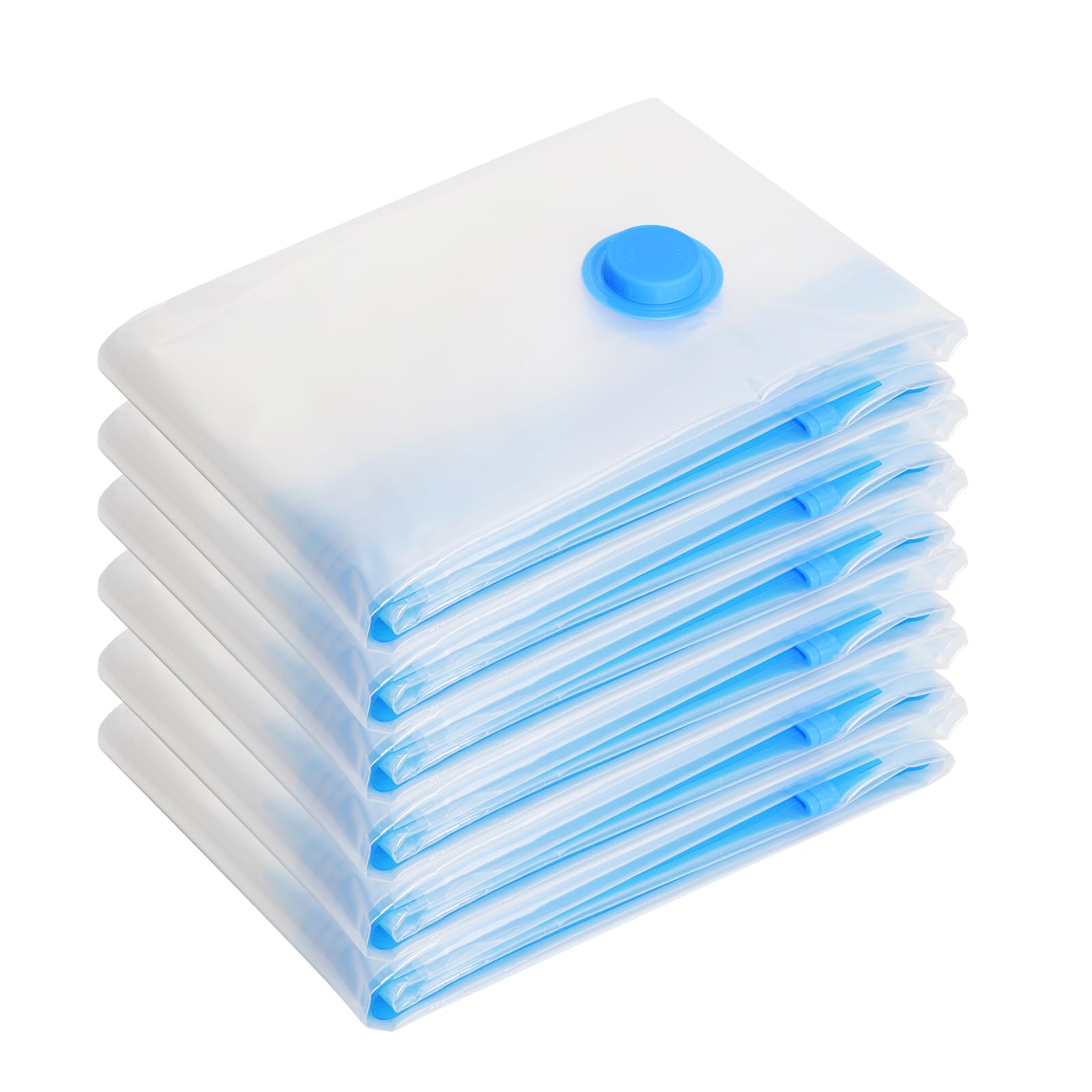 Amazon｜【圧縮袋 6枚セット】 あっしゅく袋 衣類圧縮袋 布団圧縮袋 6