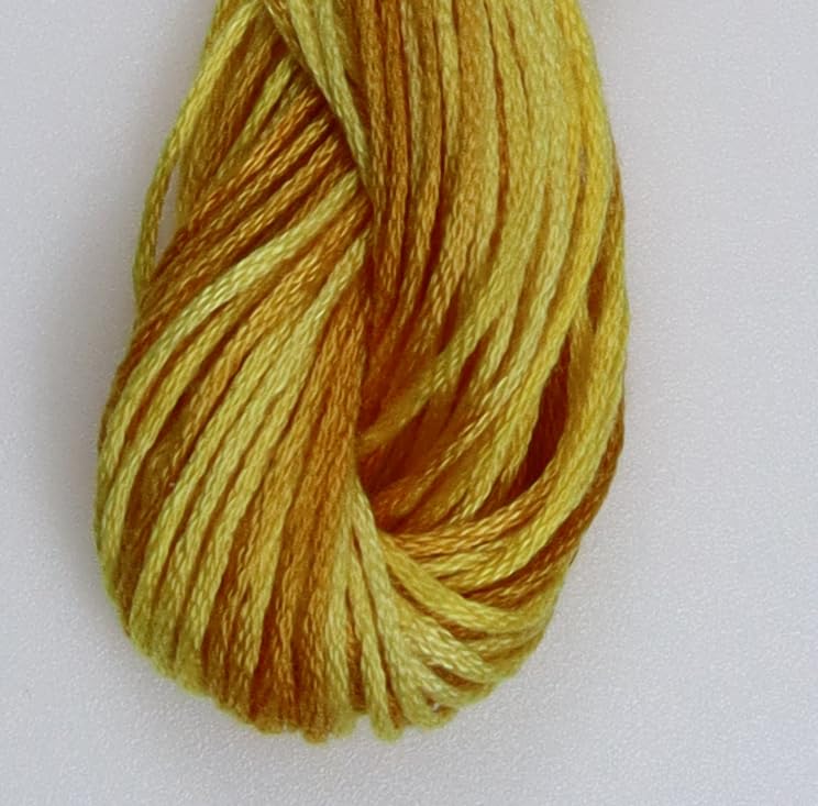 Image of KCS Big skeins of 25 Meters Size 25 Color Variegated Cross Stitch Stranded Threads,6 skeins,4075