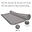 KVK Kids Silicone Placemat, KVK Baby Placemats for Kids Toddler Children Reusable Non-Slip Table Mats Baby Food Mats for Restaurant, 4 Pack, Gray