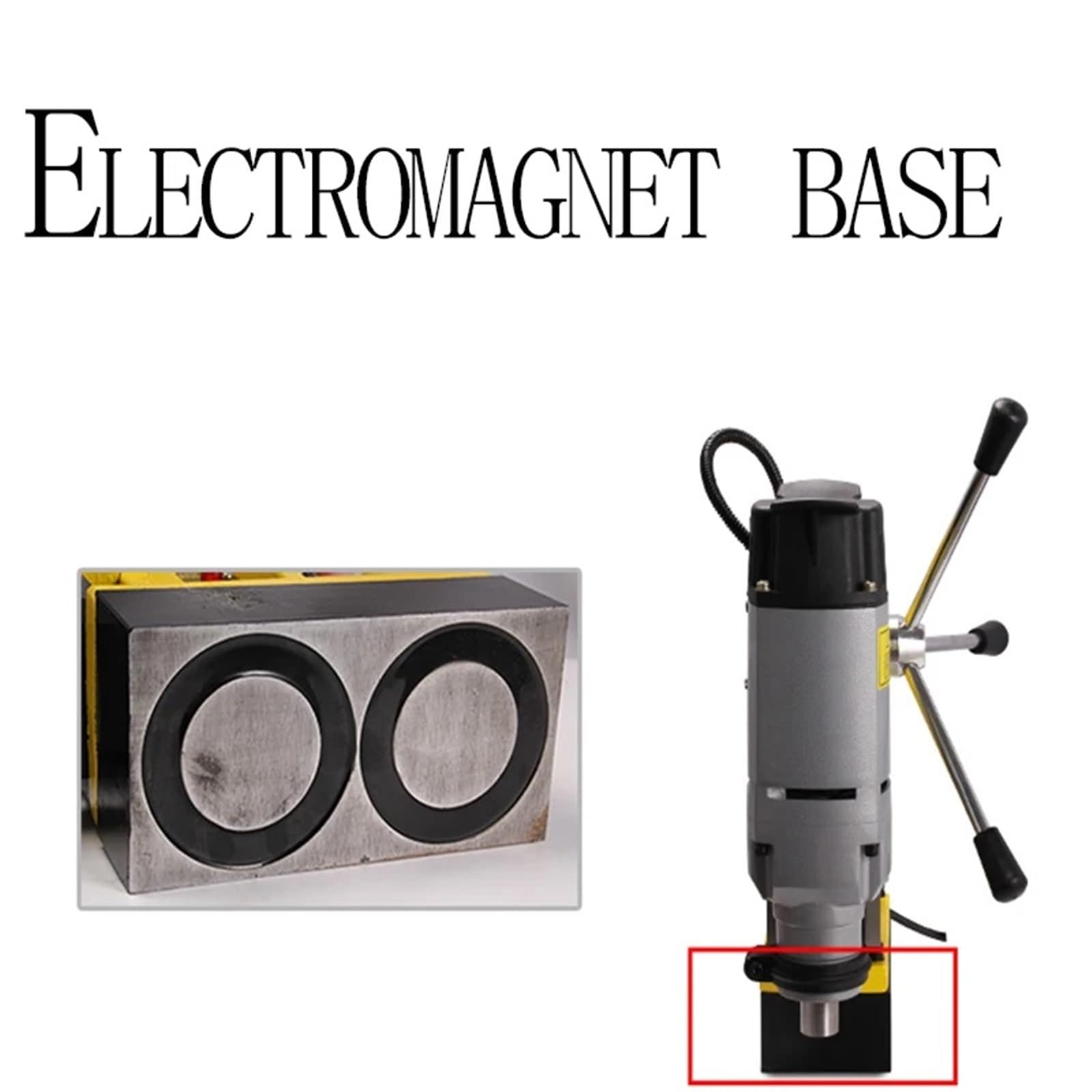 Taladro de Columna Taladro magnético multifuncional, rotación eléctrica magnética, pequeña absorción de hierro