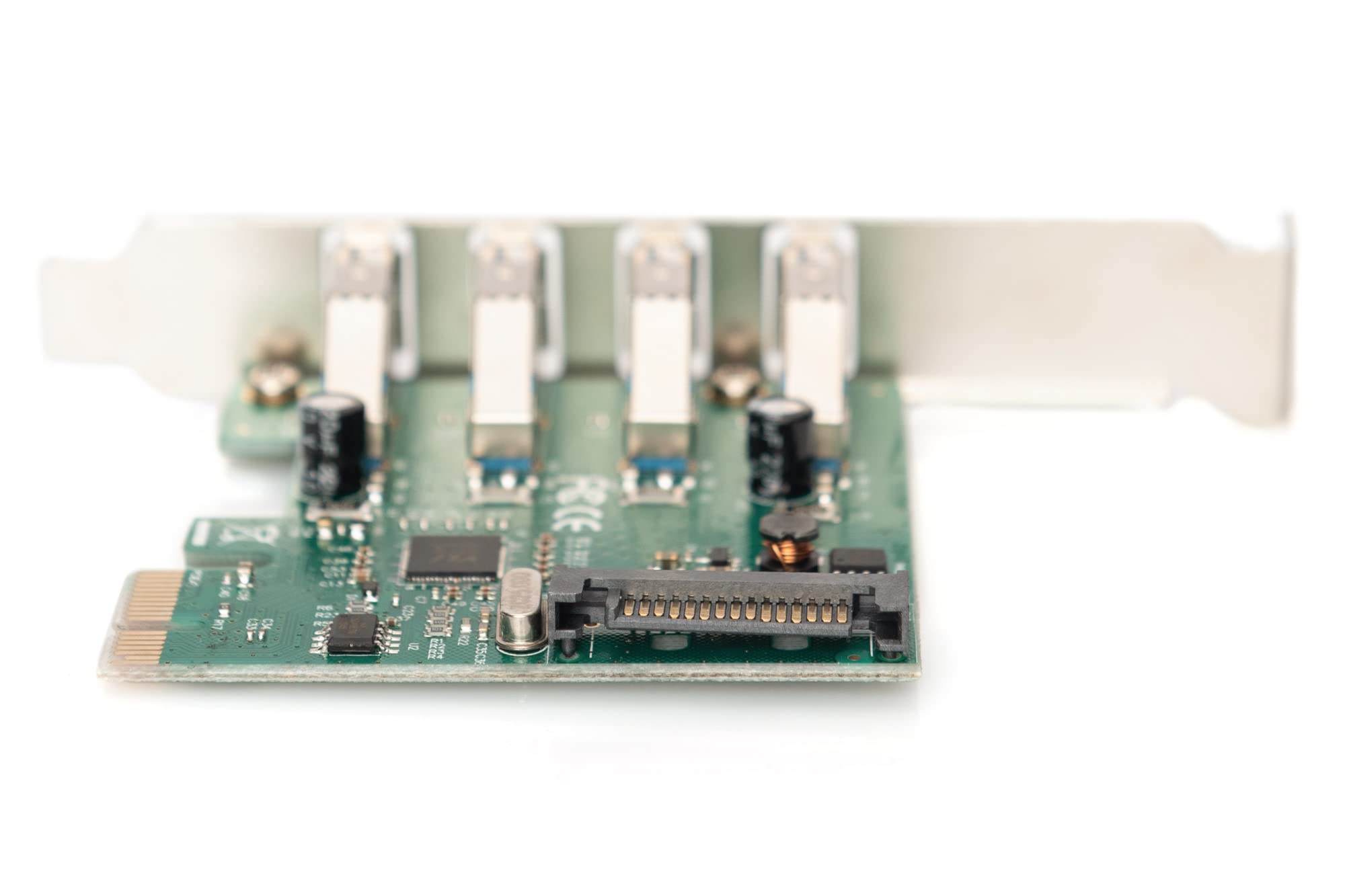 DIGITUS Tarjeta IO - PCIe - Tarjeta de interfaz USB 3.0 - 4 puertos USB tipo A - Máx. 5 Gbit/s - Chipset VL805