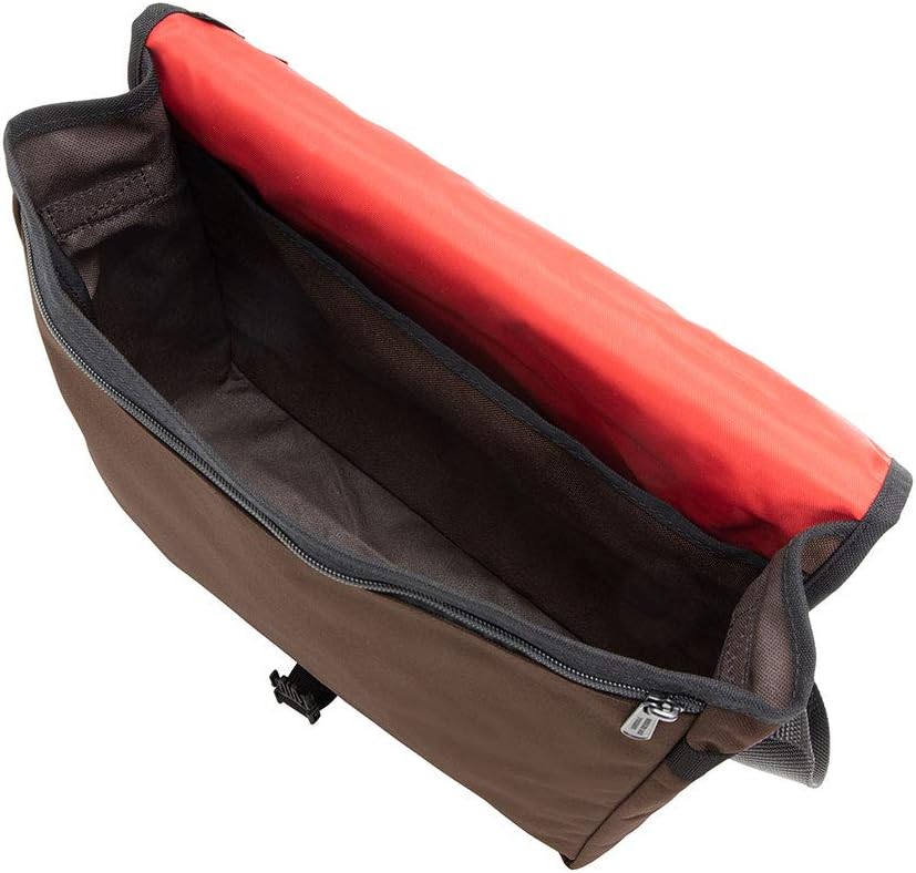 Manhattan Portage DJ Messenger Bag Fits 13" Laptop Water Resistant Zippered Compartment 1000D Cordura for Work College Travel