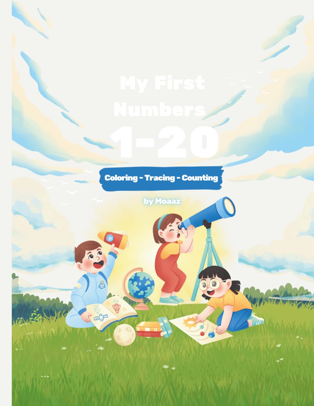 Number Coloring Book for Kids: Fun and Educational 1-20 Number Tracing and Coloring Activities for Toddlers and Preschoolers (Fun Educational Activity Books for Kids)
