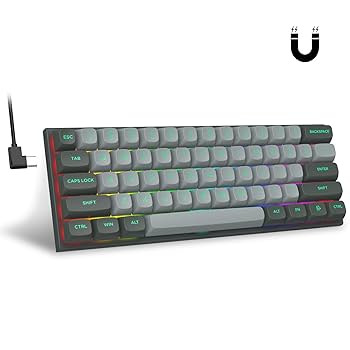 キーボード　61鍵 Amazon.co.jp: e元素 Hz-61 60% エスポートゲーミングキーボード