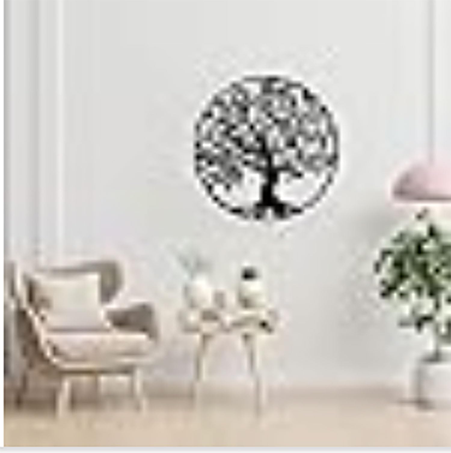 Muurdecoratie breed Boom 118cm