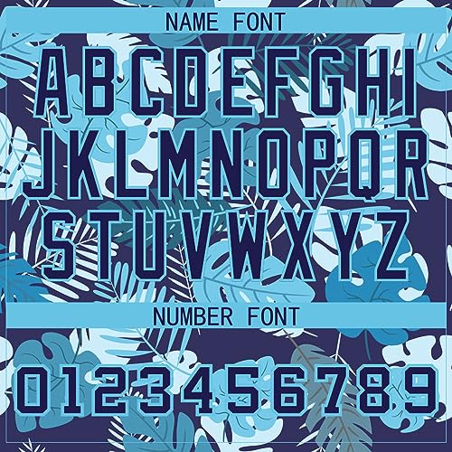Custom Baseball Jersey Personalized Hawaiian Floral Shirt Button Down Tropical Holiday Beach Shirts for Men Women Youth miniatura 5