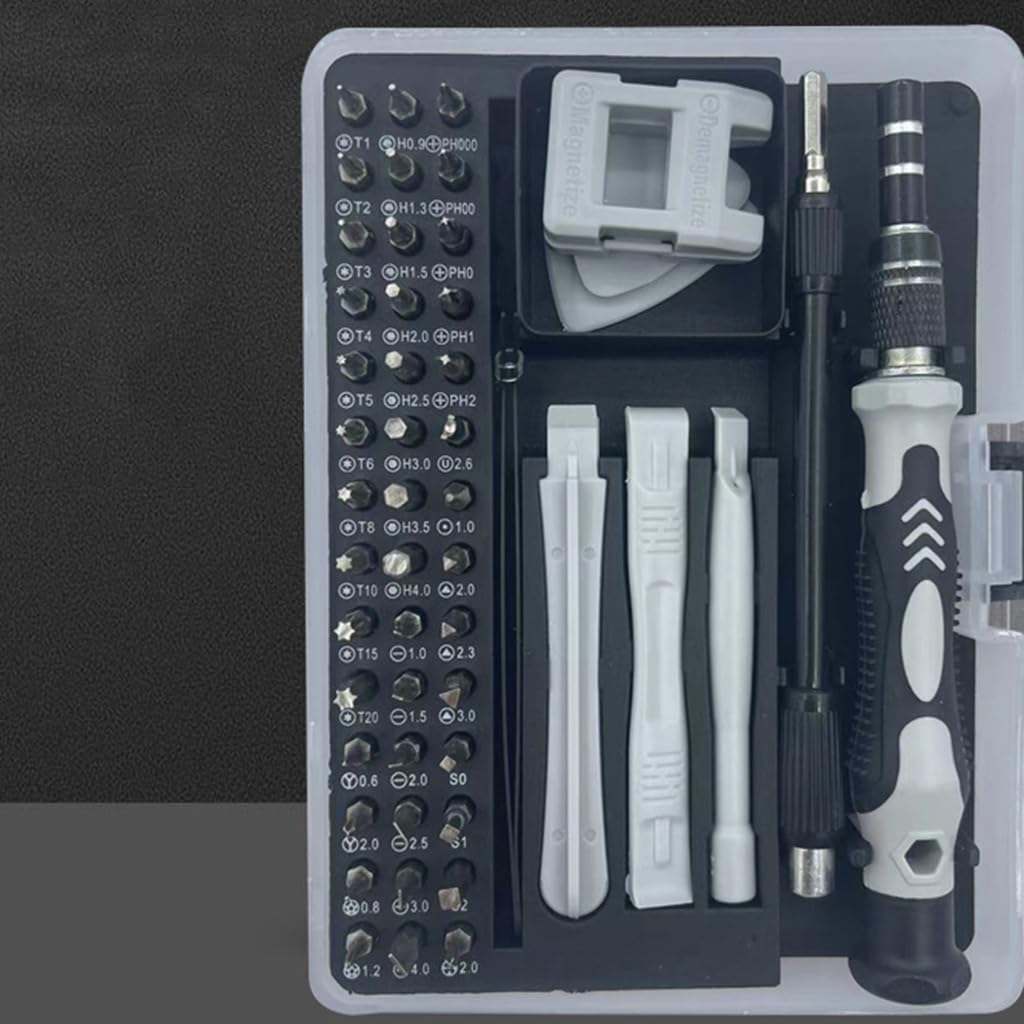 Kit de reparación Mini Completo, 45 Piezas, Juego de Destornilladores de precisión para el hogar, la Oficina, Herramienta de reparación magnética de Dispositivos electrónicos(
