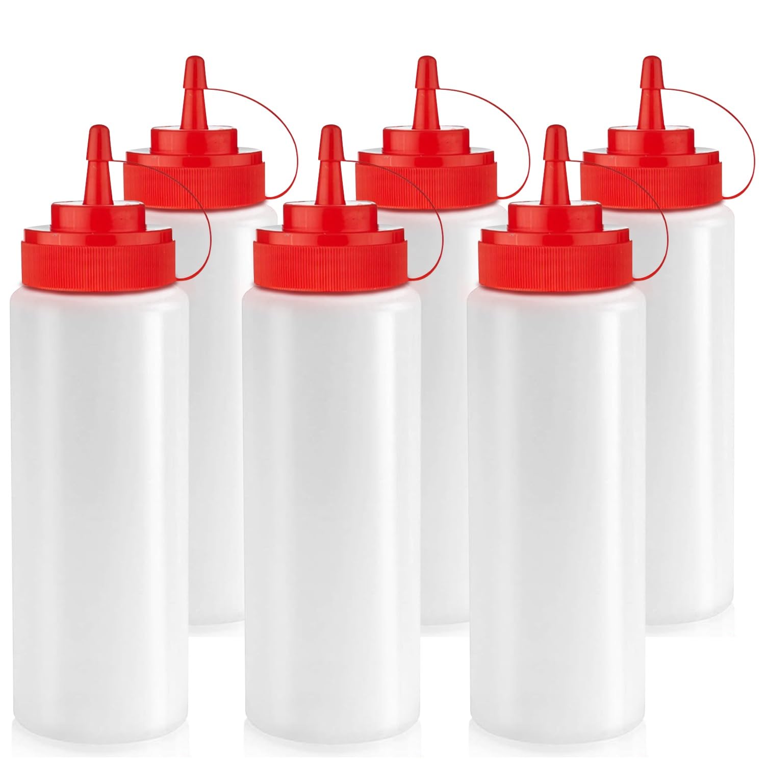 Botellas exprimibles Norcalway de 12 oz para organizar tus salsas caseras