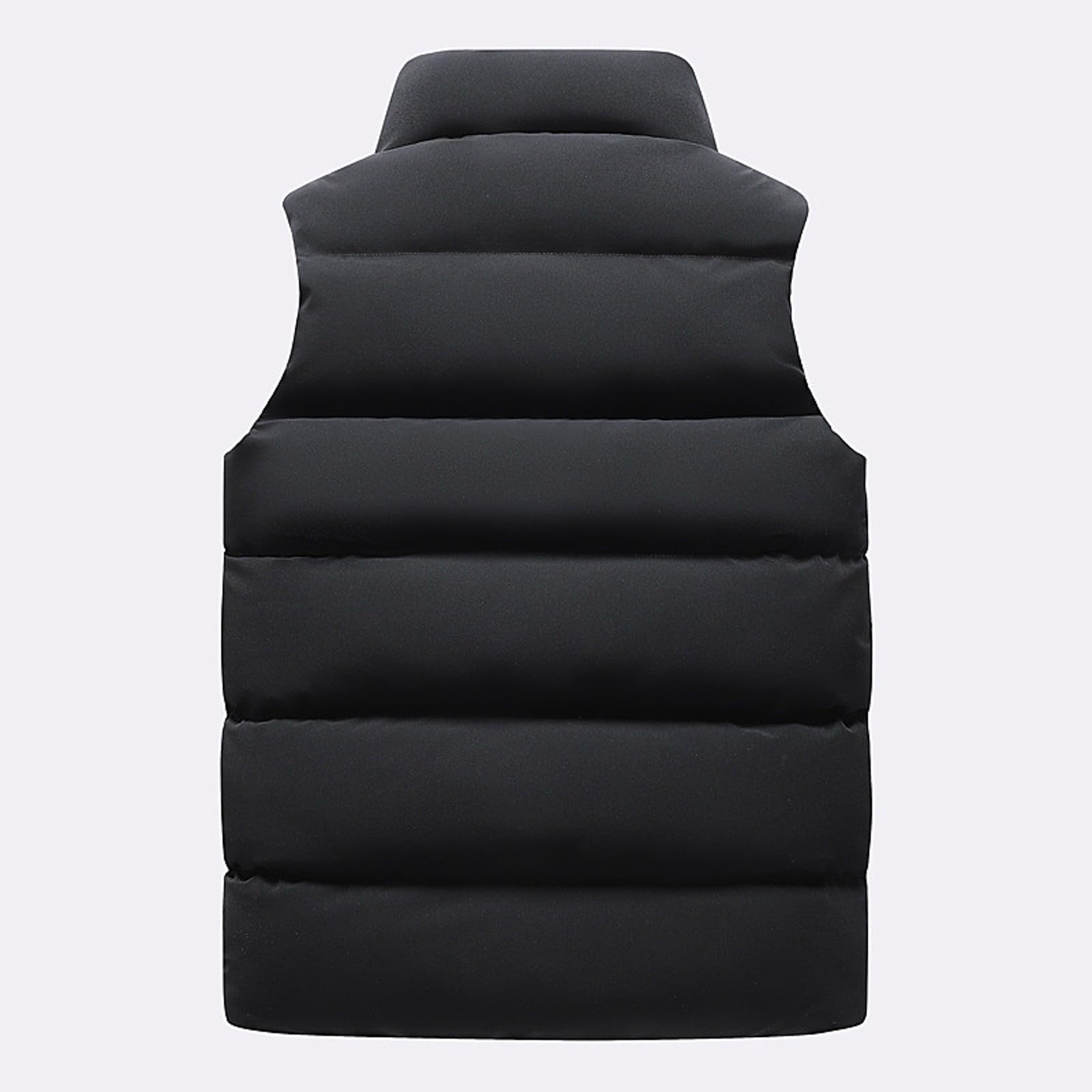 Genérico Chaleco Plumas Hombre Chalequillo Chalecos Caballero Plumon Guateado cálido con cremallera Transpirable Informal de invierno softshell sin mangas Al Aire Libre Ocio