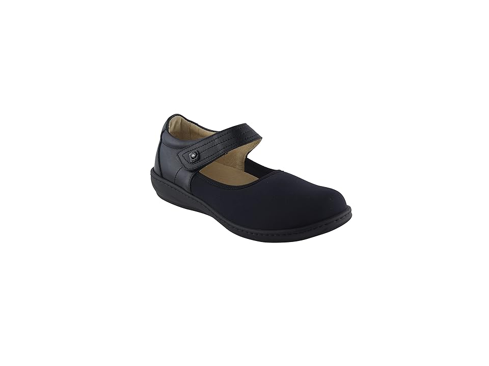 David Tate Everly (Black Microfiber) Women's Shoes INTERNATIONAL SHIPPING