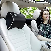 Vista 3 de Ergocar Cojín lumbar y almohada cervical de espuma viscoelástica, cojín de apoyo para el cuello y la espalda baja, cojín de apoyo lumbar, cojín