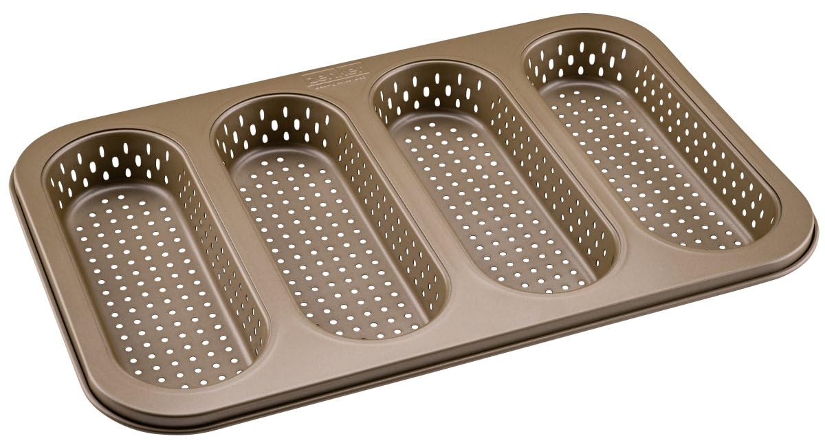 Teglia Per Mini Baguette Zenker - 4 Pezzi Antiaderenti - Per Croccantezza Perfetta - Fino A 230°C - Foto 3