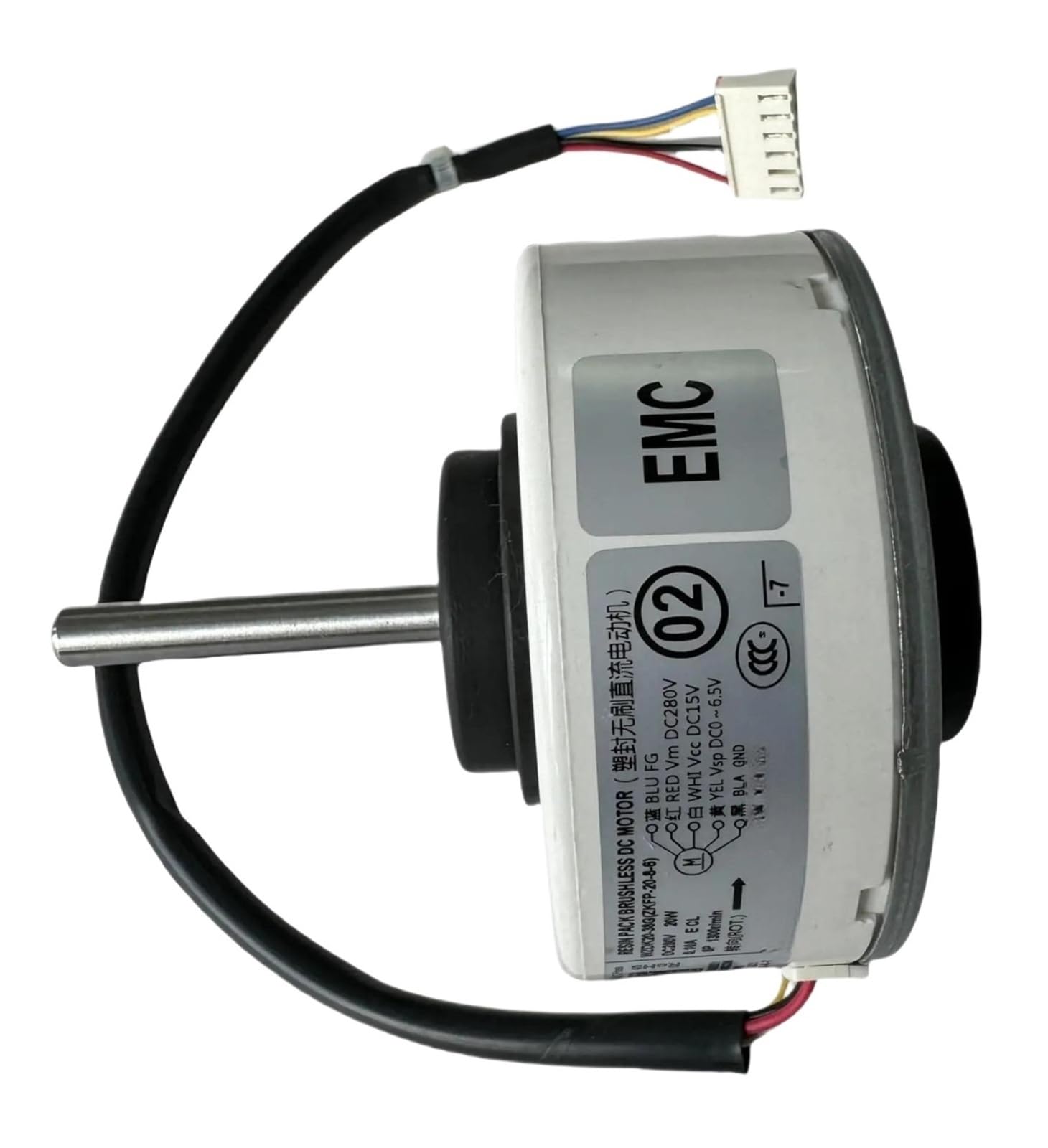 2x Klimaanlagenmotor WZDK20-38G ZKFP-20-8-6 DC Bürstenloser Lüftermotor, 20W Inverter Klimaanlage Bürstenloser DC-Motor Klimaanlagenzubehör