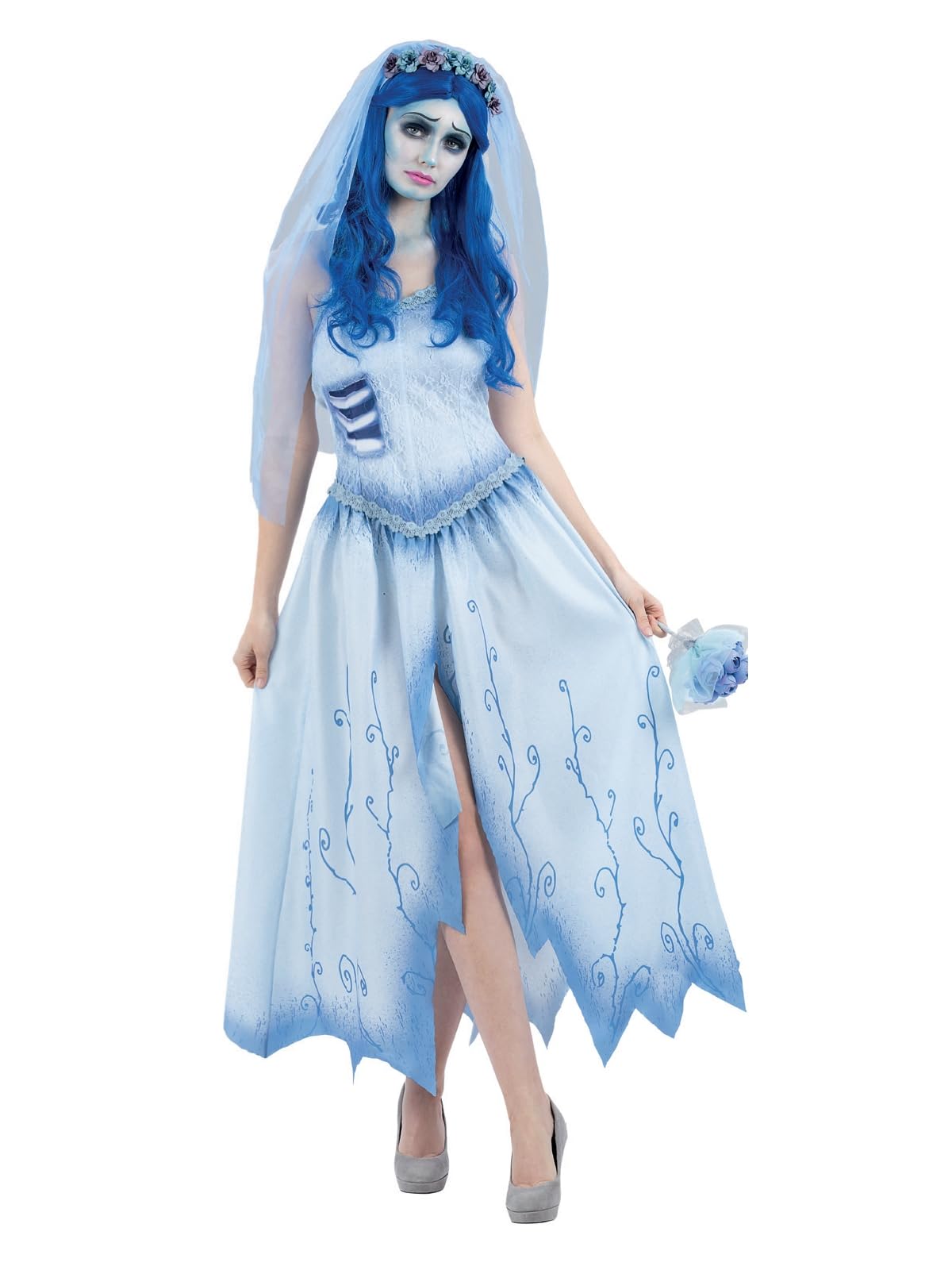 Smiffys Women Corpse Bride, Emily Costume Corpse Bride, Emily Costume (pack of 1)