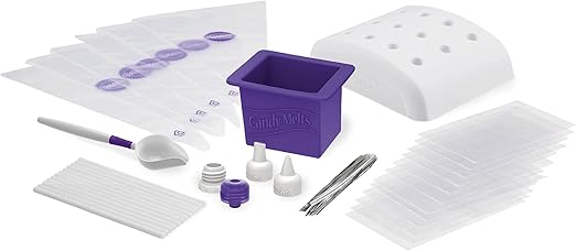 Wilton Candy Melts Dip-N-Decorate Candy Making Tools and Cake Pop Decorating Kit, 49-Piece