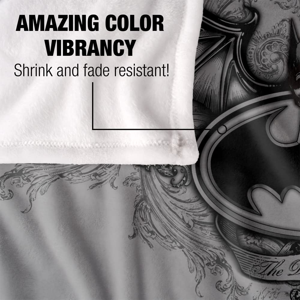BATMAN Coperta super morbida al tatto per TV Classic, 152 x 127 cm