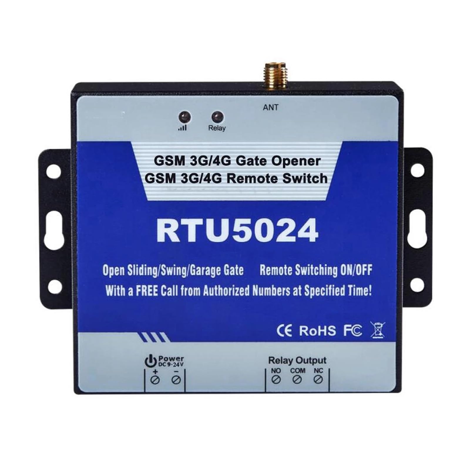 Automatyka bram Mechanizm otwierania drzwi GSM Przełącznik zdalny GSM 850/900/1800/1900MHz Bezprzewodowa kontrola dostępu(Long)