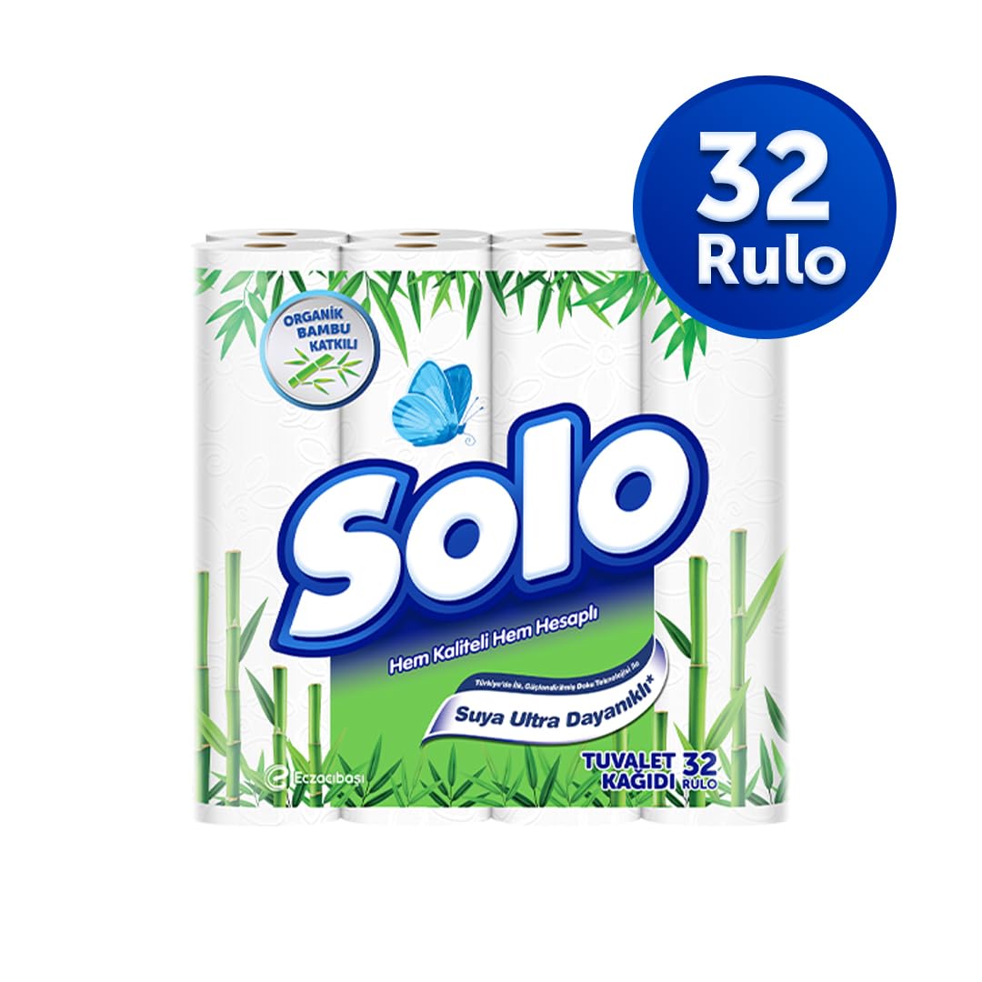 SOLO Bambu Katkılı Tuvalet Kağıdı 32'li