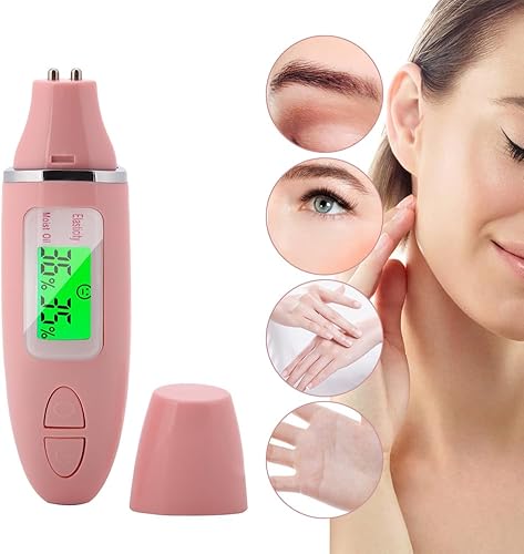 Miniatura 2 de Probador de humedad facial, probador de hidratación de la piel, analizador digital de piel, monitor de hidratación, detector de sensor de aceite de