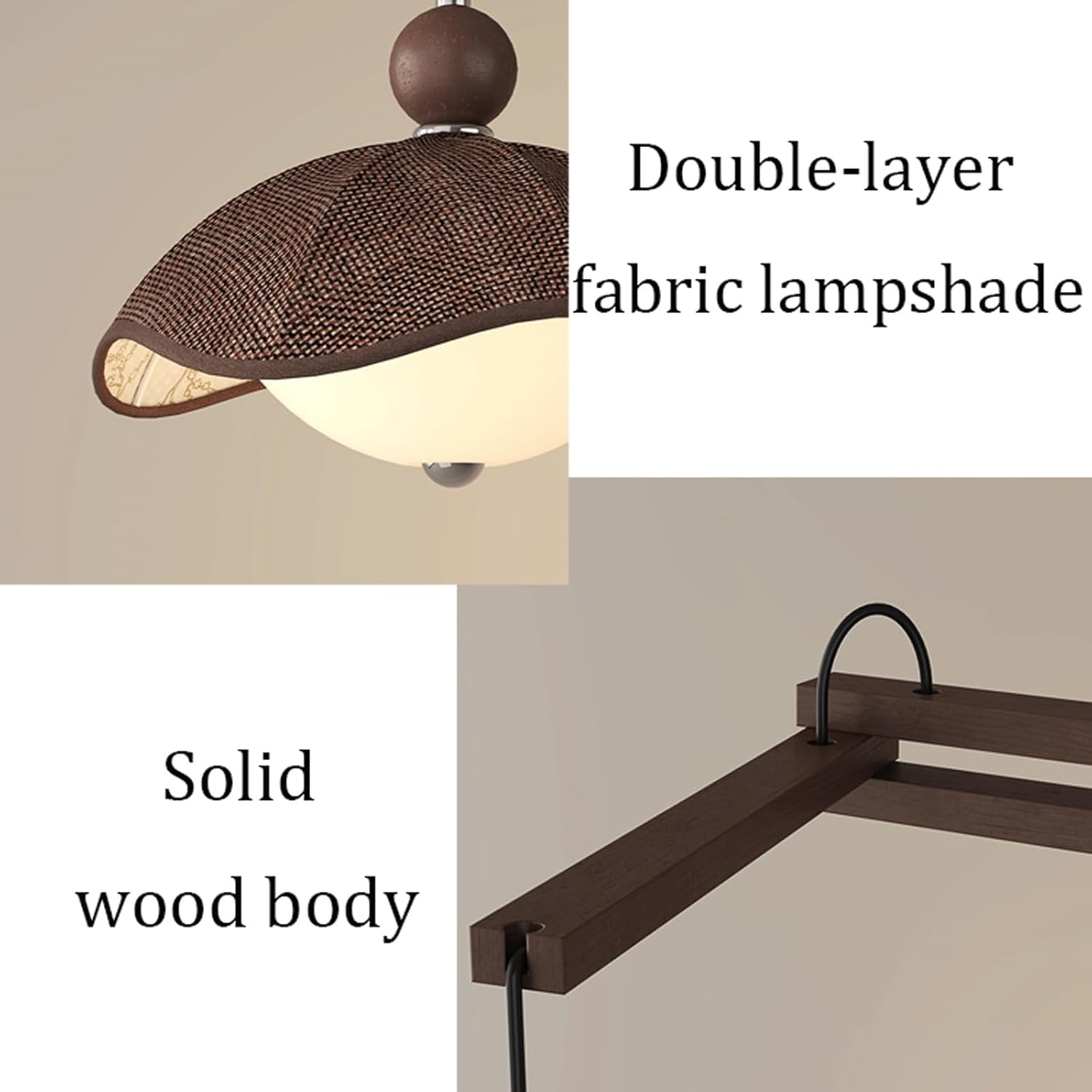 Modern Wall Sconce Dimmable Simple LED Wall Lamp Solid Wood Iron Swing Arm & Fabric Plastic Shade for Living Room Bedroom Bedside Hallway Study Nordic Ambient Lighting Fixture Hardwired