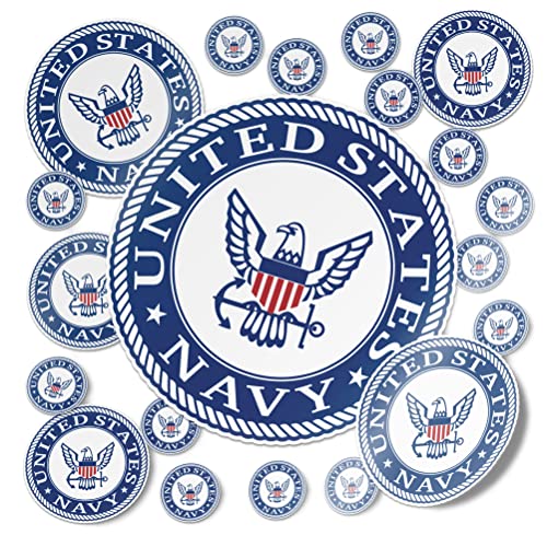 Sticker Marine américaine en vinyle pour personnaliser votre ordinateur et bouteille