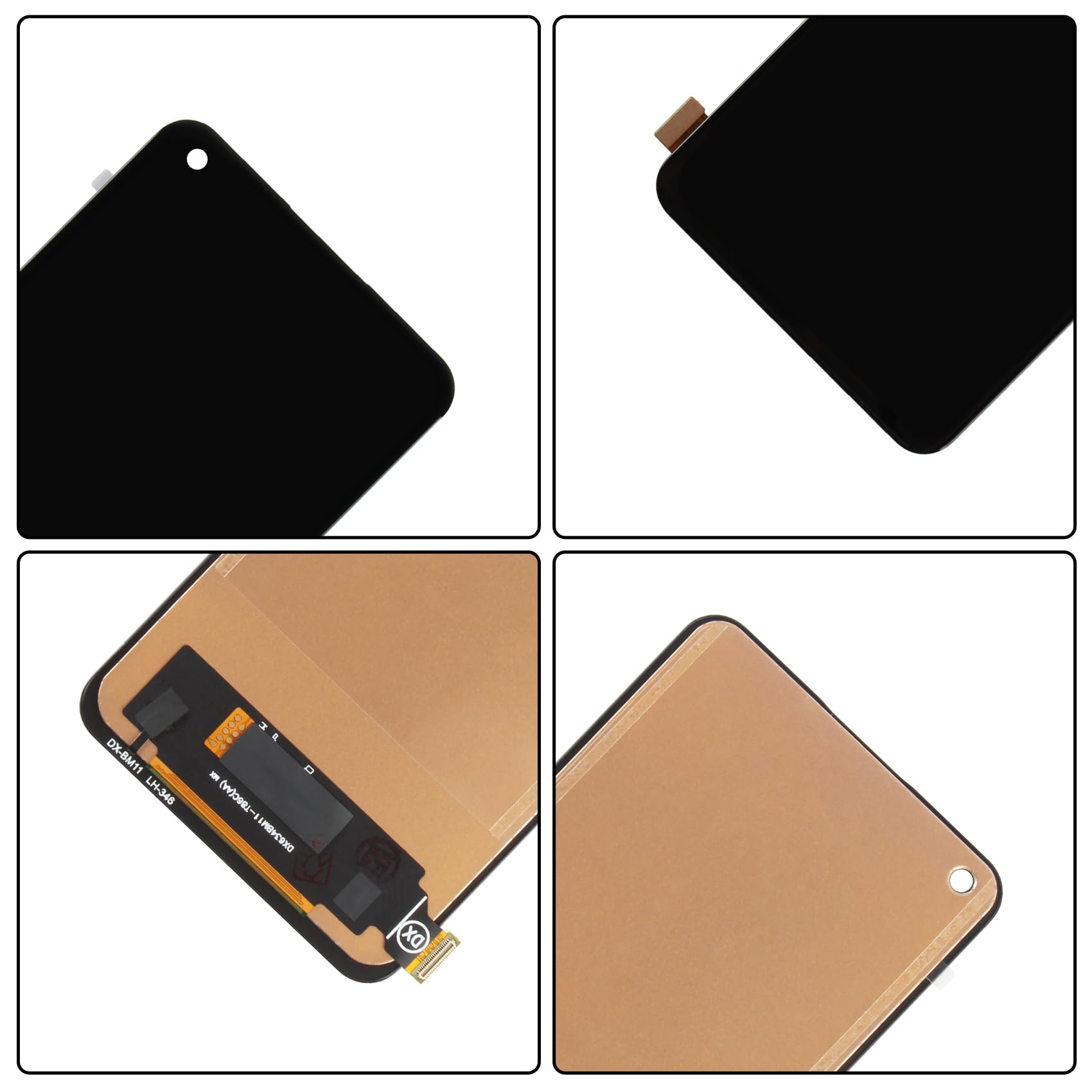 LADYSON LCD Schermo per Xiaomi 11 Lite NE 5G/Mi 11 Lite 4G et 5G LCD Display Touch Screen Digitizer Assembly 2109119DG M2101K9AG M2101K9G Vetro di Ricambio con Strumenti(6.55" Nero)