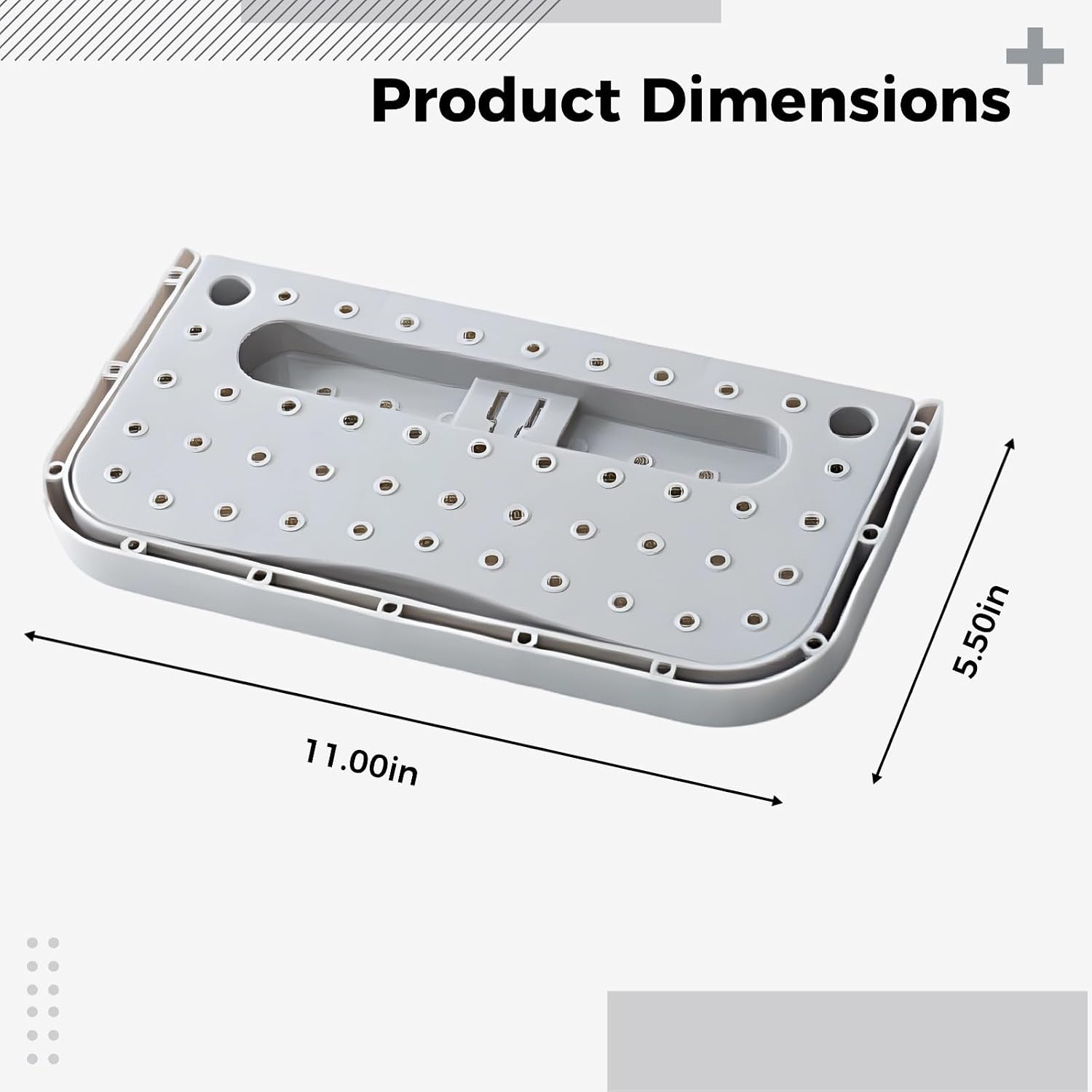 6 Pcs Plastic Shoes Rack, Wall Mounted Gray Slipper Holder for Bathroom and Dormitory, No Drilling Shoe Storage Organizer with Sticky Hanging Strips, Space Saving 11 in Home Organization Set
