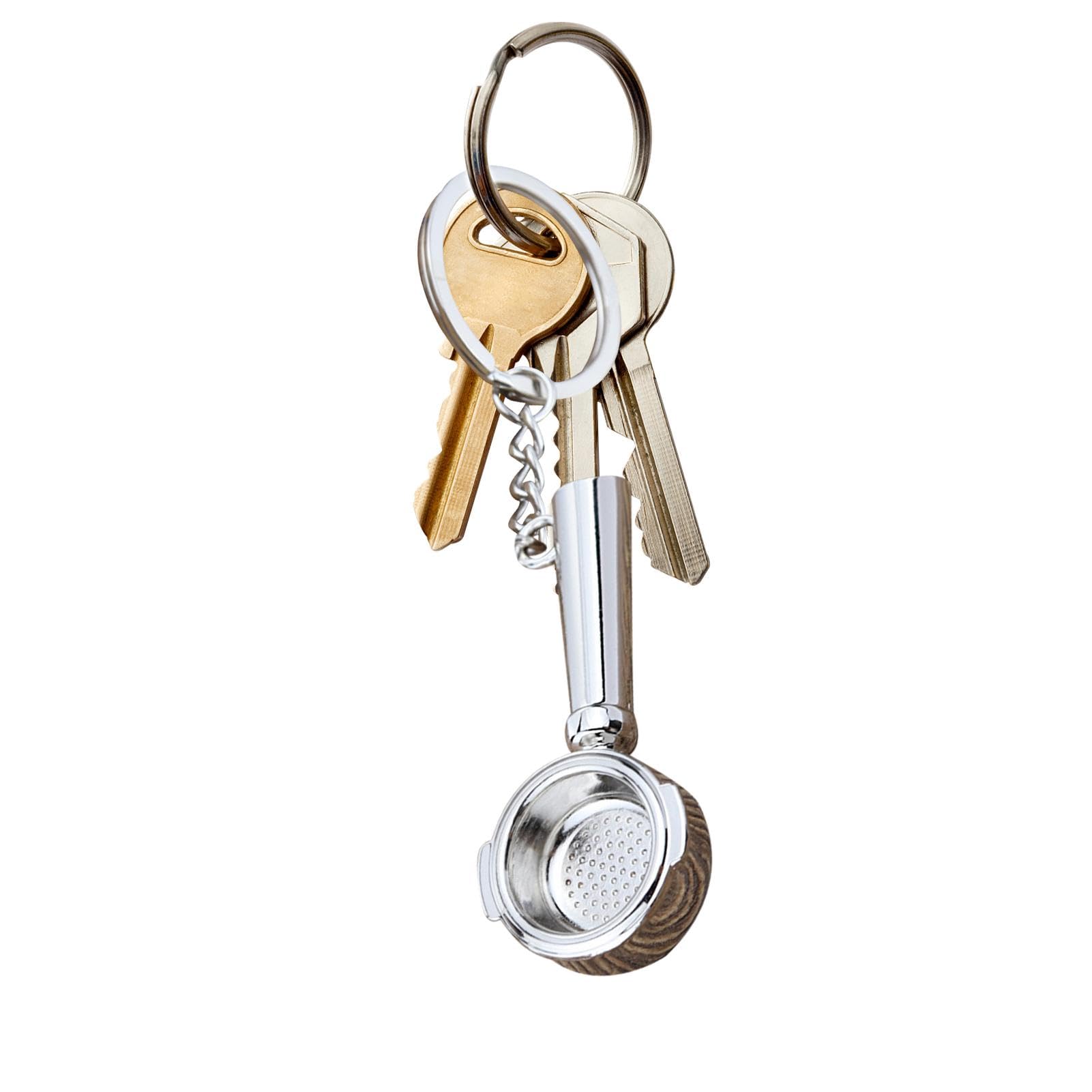 Porte-clés En Forme De Poignée De Café – Alliage De Zinc, Léger, Décoration Sac à Main Pour Amateurs De Café