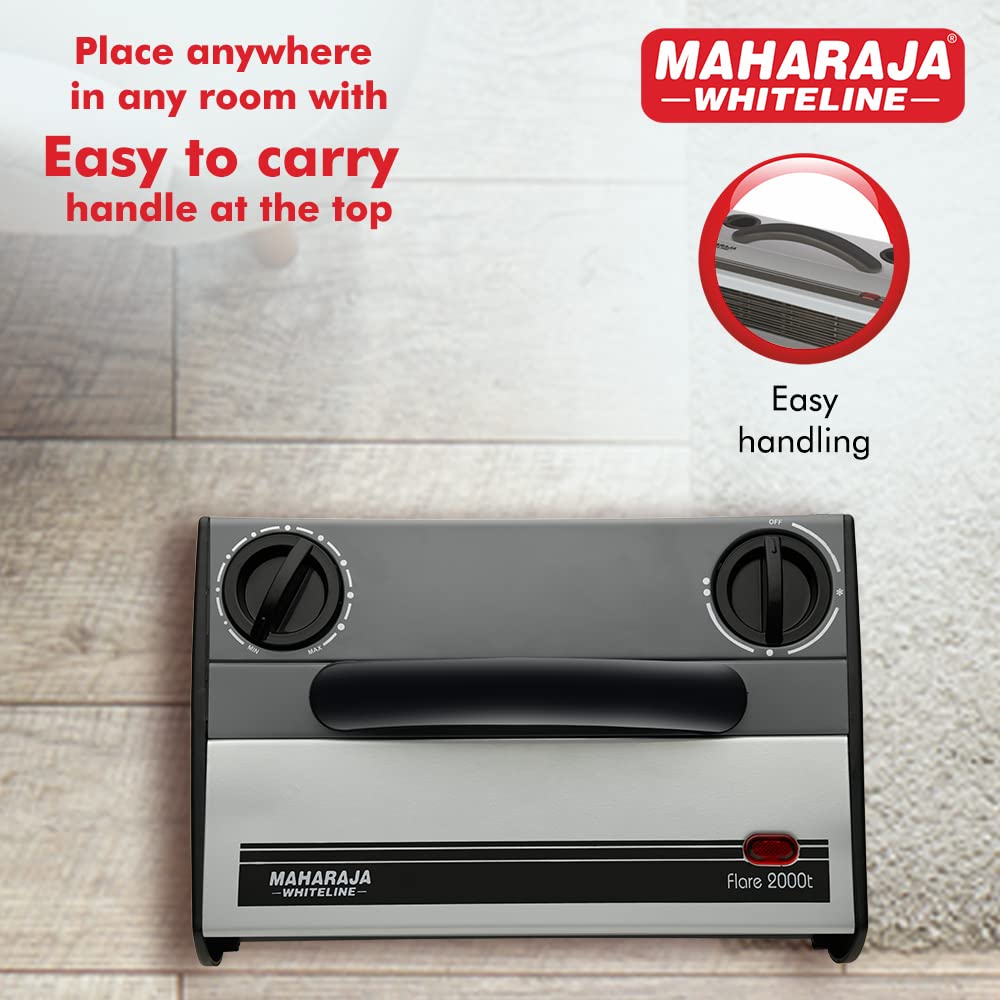 Maharaja Whiteline Flare 2000-Watt Heat Convector (Grey and Black) Room  Heater : Amazon.in: Home u0026 Kitchen