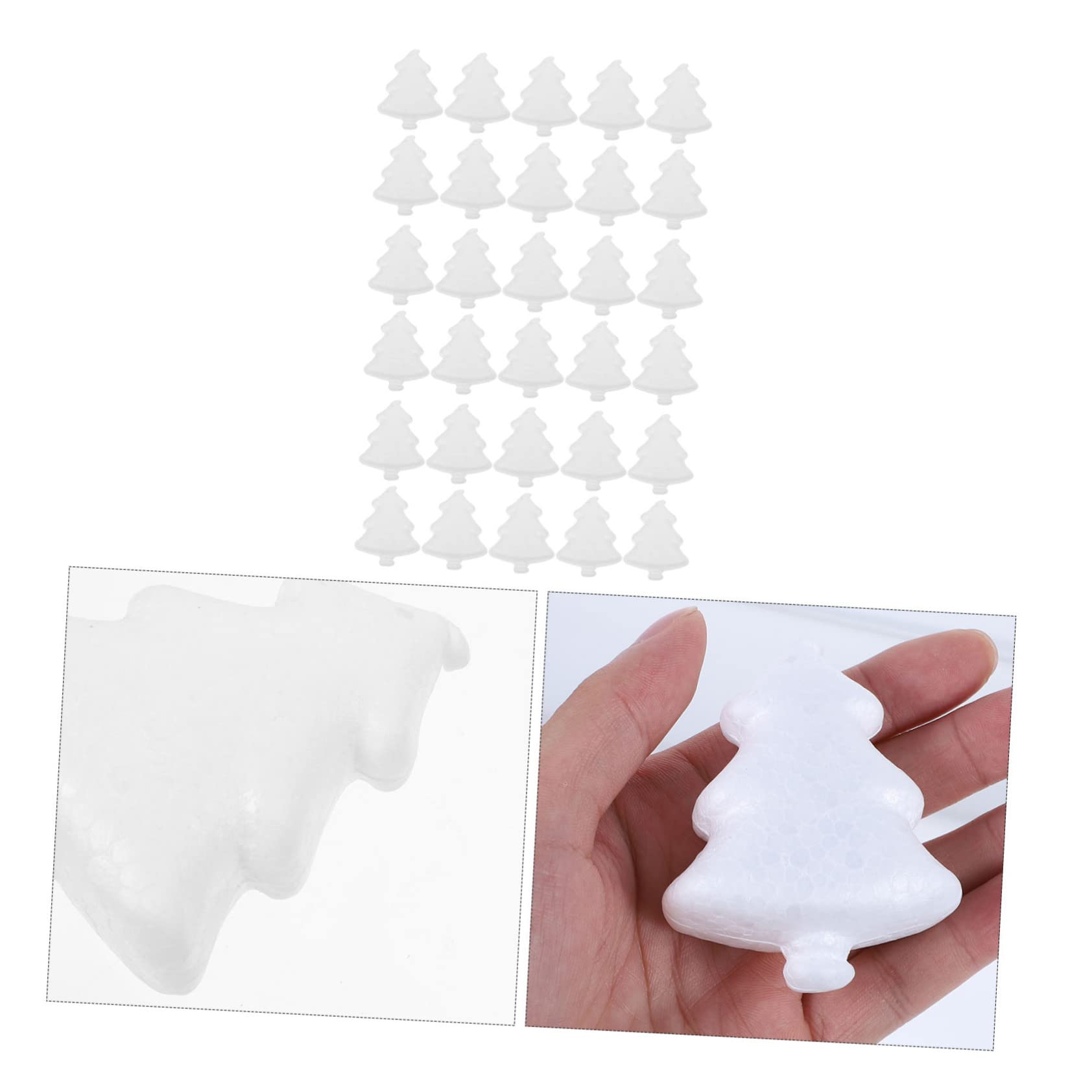 Alipis 7 Sätze 7 Sets Schaumstoff Pop Up Baumaufkleber Weihnachtsschmuck Dekoration Weihnachtsbaum Anhänger Weihnachtsmittelstücke Weihnachtsdekor Weihnachtshandwerk 30 Stück * 7