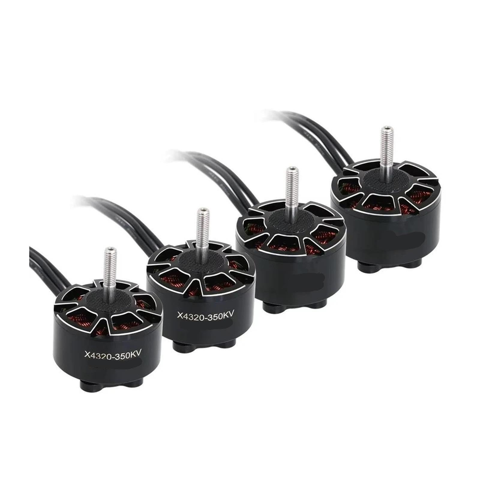 Compatibile con il motore brushless UAngel X4320 350KV | Motore brushless 4320 350KV, albero da 6 mm, 3-8S, alta velocità, adatto for droni ad ala fissa telecomandati.