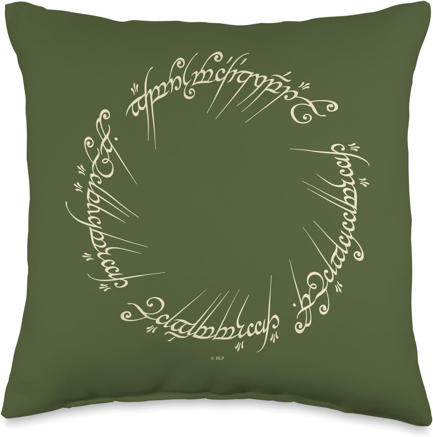 The Lord of The Rings One Ring to Rule Them All Throw Pillow