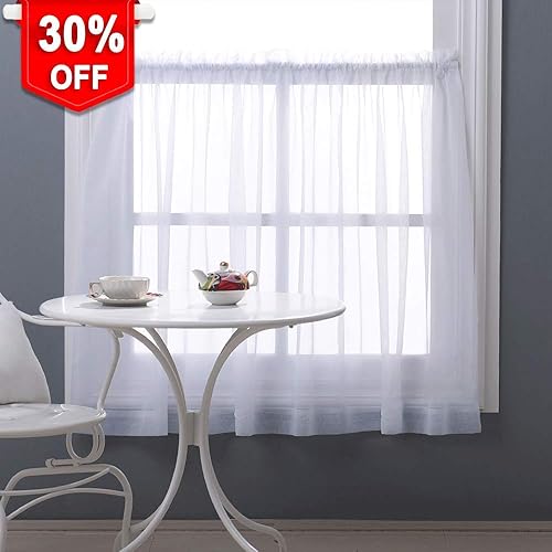 Sheer Curtains With Valances Amazon Com