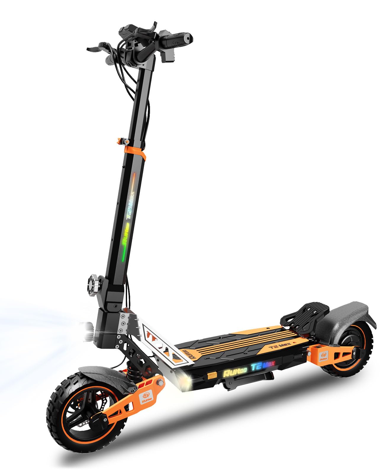 T2 Max Trottinette Électrique, Autonomie Max 55KM, Batterie 48V 15.6Ah, Pneus Tout-Terrain 10 Pouces, 3 Mode de Vitesse, Affichage Intelligent