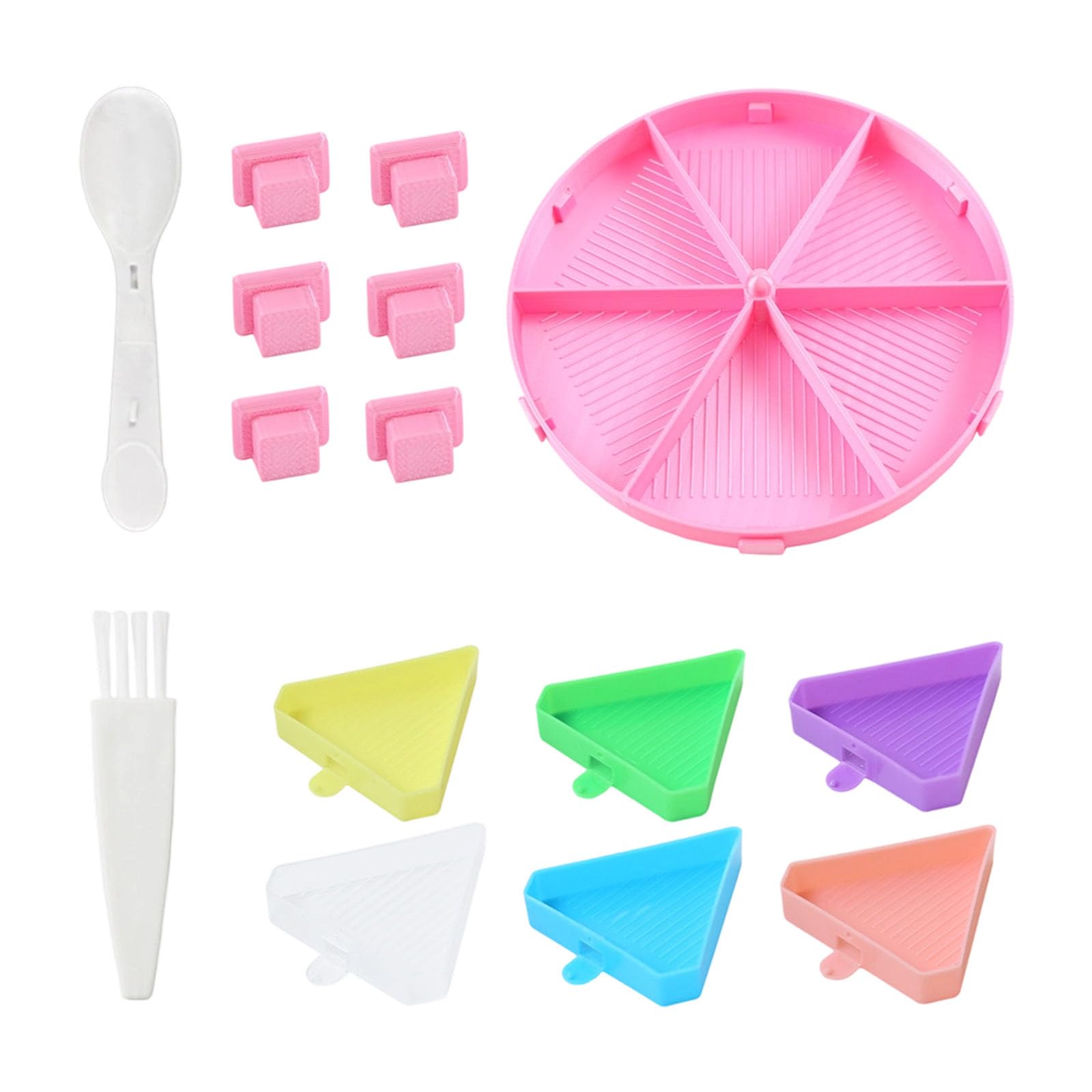 Bbajszx Multifunctional Beads Art Round Tray Set Polylactic Acid Efficient Sifting Designs Easy to Cleaning for Enthusiasts Polylactic Acid Sifter