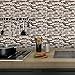STICKGOO Peel and Stick Wall Tile, Self-Adhesive Kitchen Backsplash in Sandstone (Thicker Design)
